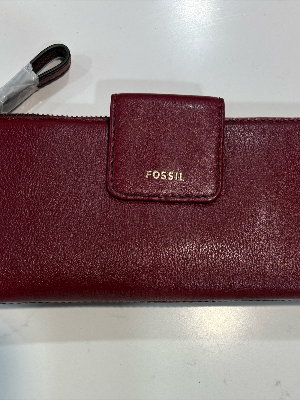Fossil “Red Velvet” Leather Wristlet Wallet – Brand New